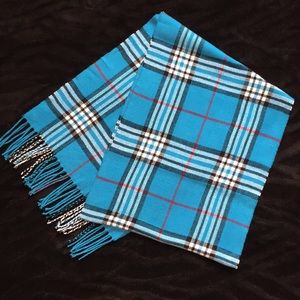 Cashmere plaid scarf